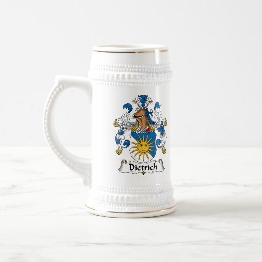 Dietrich Family Crest Bierpul (Links)
