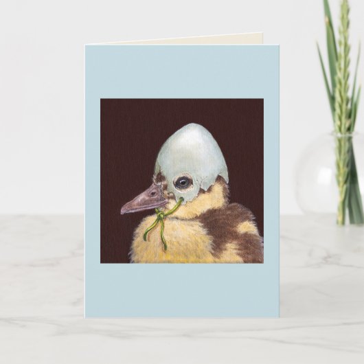 Dietrich the baby duck card kaart (Voorkant)