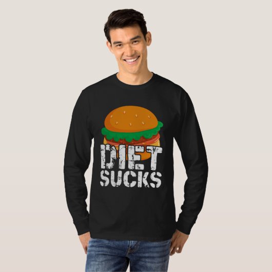Diets Suck T-shirt (Voorkant volledig)