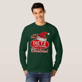 DIETZ LANTERNS CHRISTMAS LOGO SHIRT