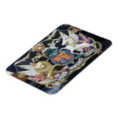 Dieu Et.Mon Droit 3"x4" Magnet Magneet (Linkerzijde)
