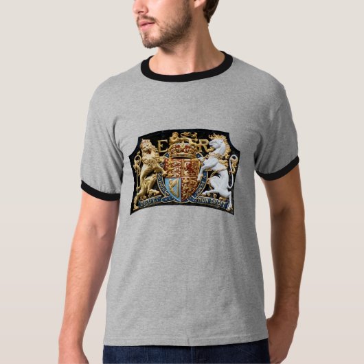 Dieu Et Mon Droit Crest T-shirt (Voorkant)