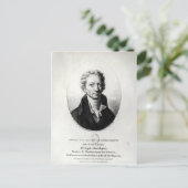 Dieudonne Dolomieu Briefkaart (Staand voorkant)