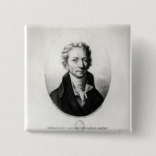 Dieudonne Dolomieu Vierkante Button 5,1 Cm