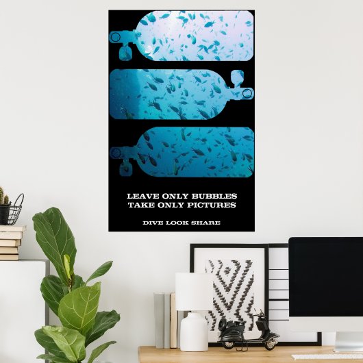 dieve look share poster (Thuiskantoor)