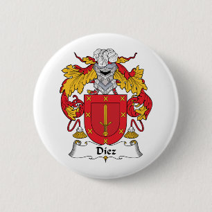 Diez Family Crest Ronde Button 5,7 Cm