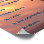 Diez Mandamientos - Cielo Poster (Hoek)