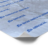 Diez Mandamientos - Invierno Poster (Hoek)