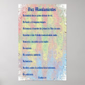 Diez Mandamientos Poster (Voorkant)