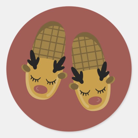 Diffentakkerfeestdag voor rendieren Sticker (Voorkant)