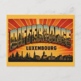 Differdange Luxemburg Hoogovens Briefkaart
