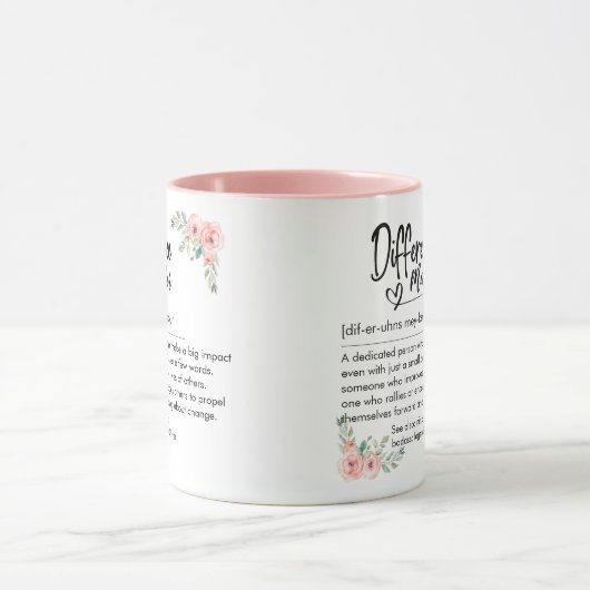 Difference Maker Definition Appreciation for her Mok (Midden)