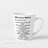 Difference Maker Definition Inspirerend Latte Mok (Rechts)