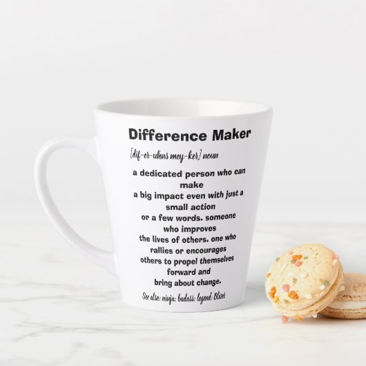 Difference Maker Definition Inspirerend Latte Mok (In situ)