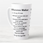 Difference Maker Definition Inspirerend Latte Mok (Linkerhoek)
