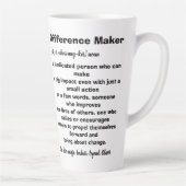 Difference Maker Definition Inspirerend Latte Mok (Rechts)