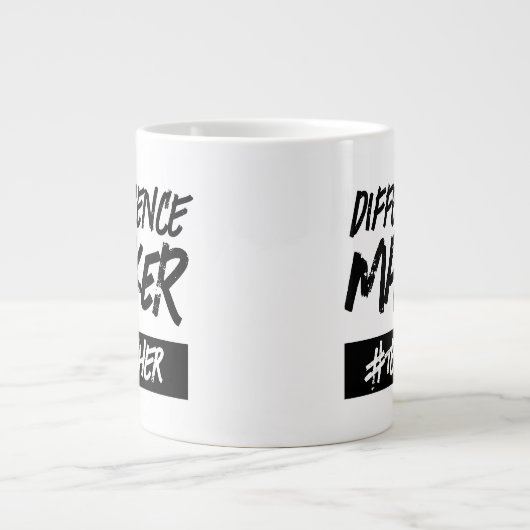 Difference Maker Hashtag Functietitel Grote Koffiekop (Voorkant)