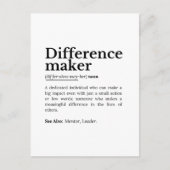 Difference Maker – Inspirerend offerte Briefkaart (Voorkant)
