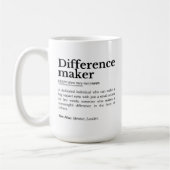 Difference Maker – Inspirerend offerte Koffiemok (Links)