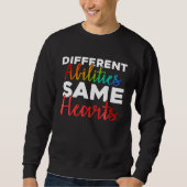 Different Abilities Same Hearts Autism Awareness M Trui (Voorkant)