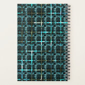 Different chess, squares or cyan image under grid? planner (Achterkant)