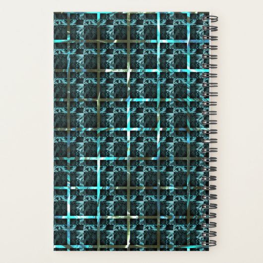 Different chess, squares or cyan image under grid? planner (Achterkant)