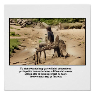 Different Drummer Foto Kunst Perfect Poster