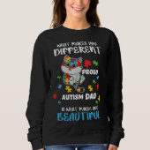 Different Is What Make You Beautiful Proud Autism Trui (Voorkant)