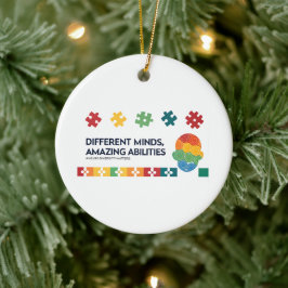 Different Minds Amazing Abilities Awareness Art Keramisch Ornament