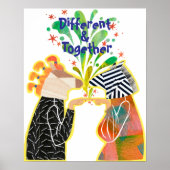 Different & Samen --Pride Maand 2026 Poster (Voorkant)