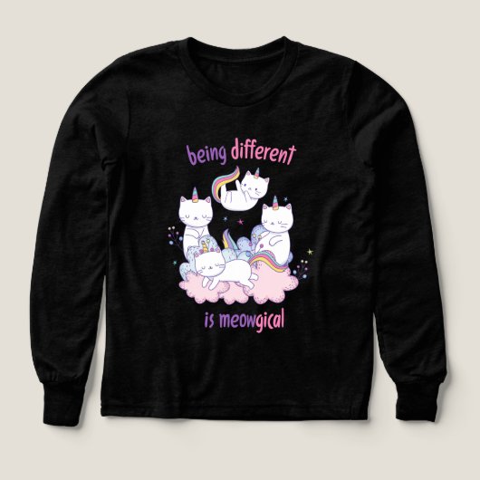 Differentieel zijn is meowgisch Grappige eenhoorn (Voorkant)