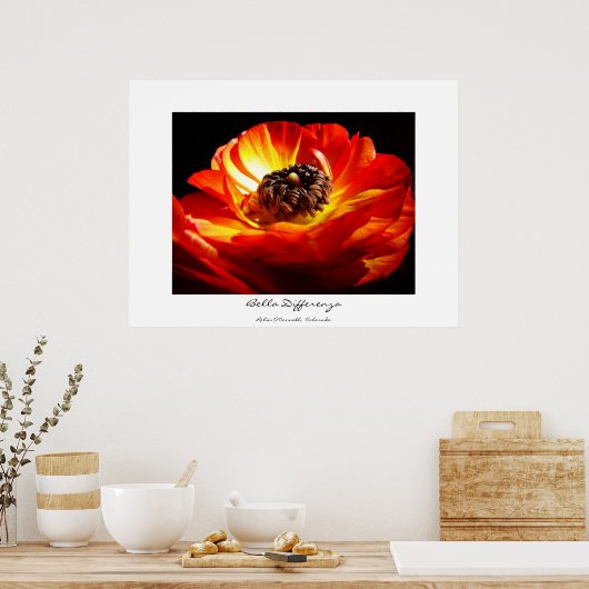 Differenza (met naam) poster (Keuken)