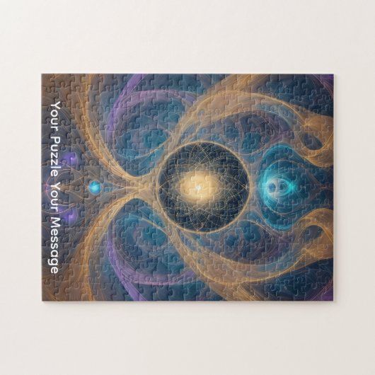 Difficult jigsaw puzzle "Cosmic Swirls" Legpuzzel (Horizontaal)