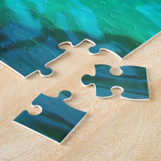 Difficult Lake Tahoe Souvenier Puzzle Legpuzzel (Zijkant)