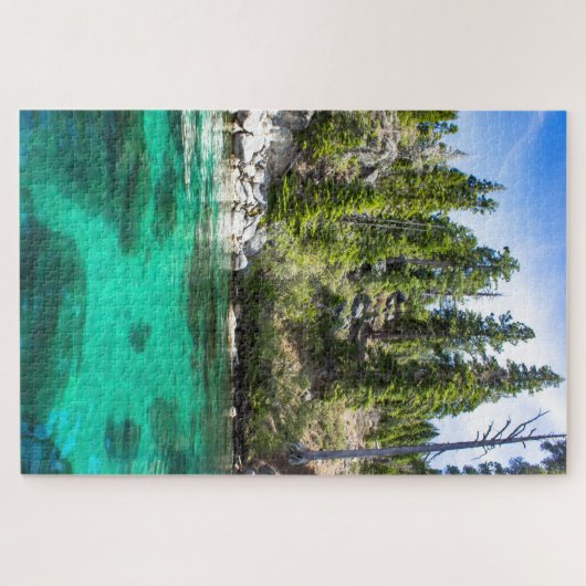 Difficult Lake Tahoe Souvenier Puzzle Legpuzzel (Horizontaal)