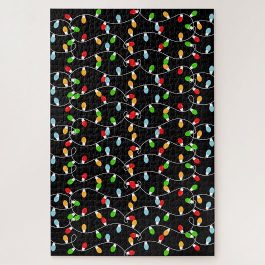 Difficult to solve Christmas Lights Legpuzzel (Verticaal)