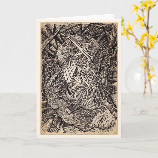 Diffracted (cavern dweller) kaart (Gele Bloem)