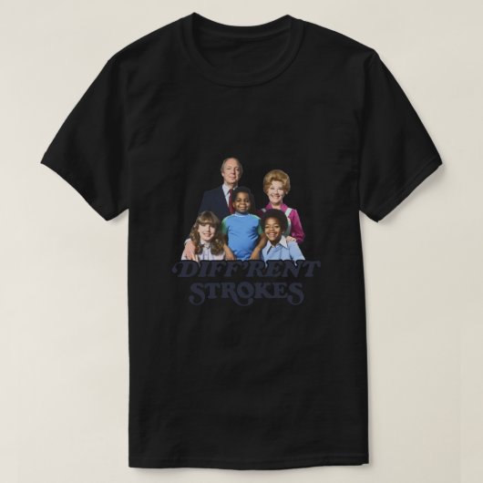 Diff'rent Strokes family and logo Classic T-shirt (Design voorkant)