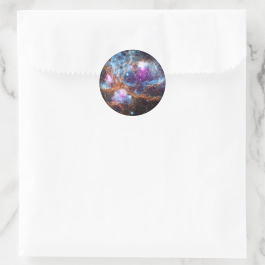 Diffuse Nebula Ronde Sticker (Tas)