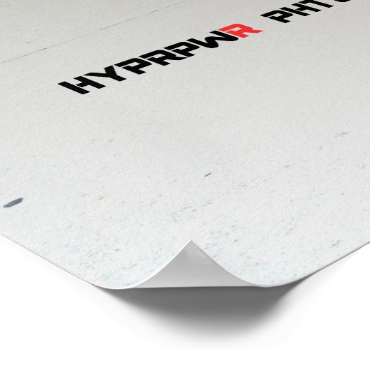 "Diffuse" Nissan GT-R35 met Dodger Blue Poster (Hoek)