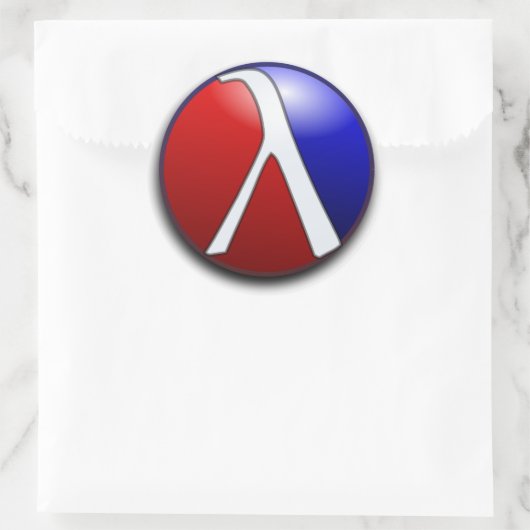 Diffuse Racket-Sticker Ronde Sticker (Tas)