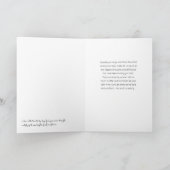 Dig diep zoeken naar uw zwarte binnenste kracht bedankkaart (Binnen)