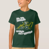 Dig, dig, dig, donker t-shirt dig (Voorkant)