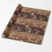 Dig Dino Dig Cadeaupapier (Uitgerold)