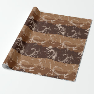 Dig Dino Dig Cadeaupapier