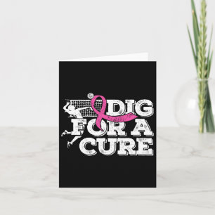 Dig for a Cure Breast Cancer Awareness Volleyball Kaart