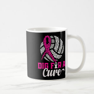 Dig for a Cure Breast Cancer Awareness Volleyball Koffiemok