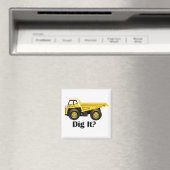Dig het? - 2 inch Square Magnet (Insitu (Vaatwasser))