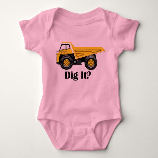 Dig het? - Baby Jersey Bodysuit (Voorkant)