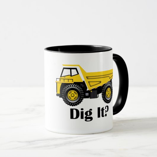 Dig het? - Black 11 oz Ringer Mok  (Voorkant rechts)
